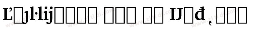Americana XBd BT Ext字体转换